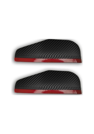 Opel Combo İle Uyumlu Carbon Ayna Siperlik + Araç Parkmatik Numaratör