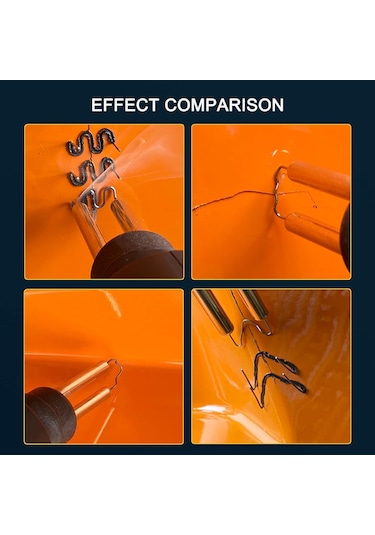 Yucama 70w Sıcak Zımba, Plastik Kaynak Makinası Araba Tampon Tamir Takımı, 4 Çeşit Köşe/dalga Zımba, İnverter Kaynak Mak. 46720318