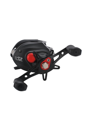 Shineyee Lızard Lk201 Siyah-kırmızı Metal Baitcasting Makinesi Sağ El - 17+1 Piyano Rulmanı, 7.2:1 Yüksek Hızlı Dişli Oranı