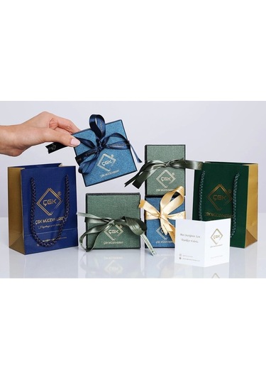 Çgk Çiğdem Gürel Kuyumculuk Beyaz Baget Tektaş Altın Yüzük Beyaz