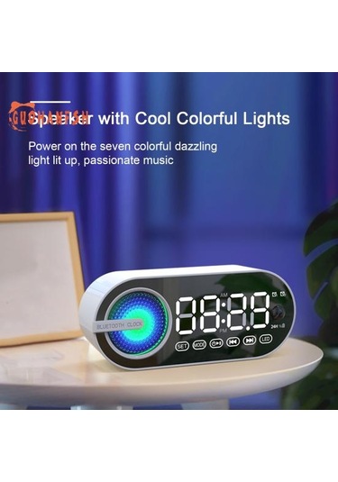 Jms Ayna Saatli Stereo Taşınabilir Kablosuz Bluetooth 5.0 Hoparlör