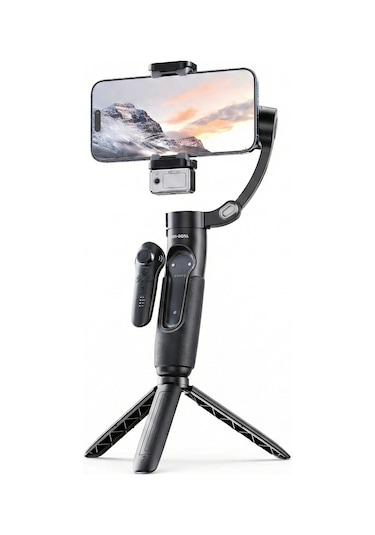 Ven-dens Vd-ss11 Premium Telefon Gimbal Ve Akıllı Tripod - Siyah
