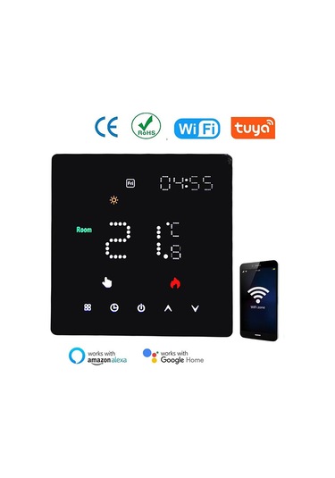 Tuya Wıfı Sıcaklık Kontrol Cihazı Haftalık Programlanabilir E25188-3a-wıfı