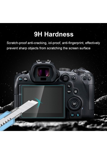 Puluz 2.5d 9h Tempered Glass Film For Canon Eos R6