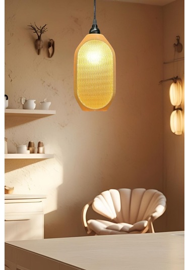 Modern Sarkıt Tekli Kovan Avize Serisi 23x27 Cm Salon Mutfak Oturma Odası Cafe Bar Çok Renkli