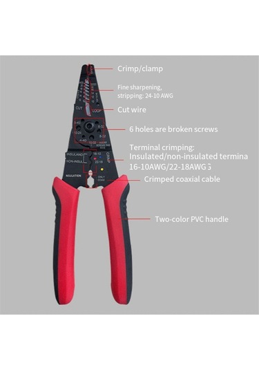 Xurunkeji Pense Otomatik Tel Soyma Makinesi Manuel Sıkma Pensesi