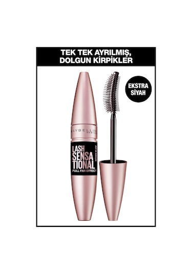 Maybelline New York Lash Sensational Yelpaze Etkili Intense Black