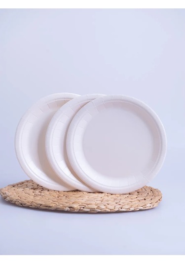 Laren Tek Kullanımlık Tabaklar 50 Adet, Çapı 23 Cm. 438891914 100 adet