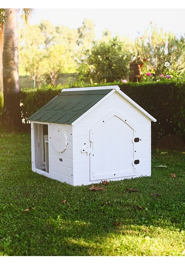 Mandu Ahşap Tavşan Evi (Büyük Boy)
