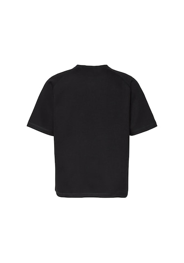 Calvin Klein Erkek Cozy Flatback Rib Ss Siyah Relaxed T-shirt-12801 Siyah