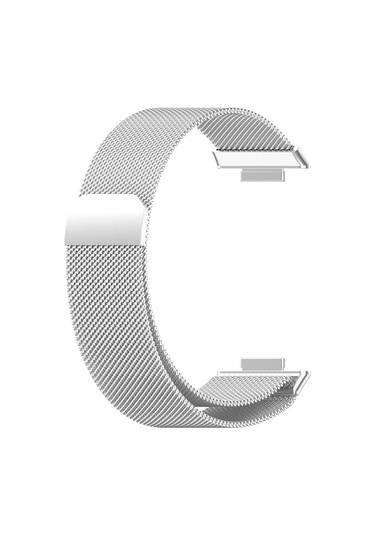 Forzacase Huawei Uyumlu Watch Fit 2 İçin Metal Mıknatıslı Kordon Kayış - Fc297 Gümüş