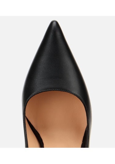 Hotiç Kadın Deri Siyah Metal Detaylı Yüksek Topuklu Stiletto 01ayh315230a100 01ayh315230a100 Siyah