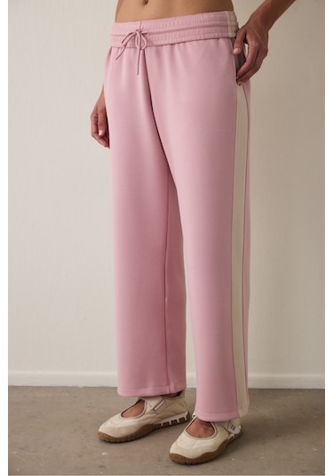Penti Lila Silky Feel Normal Bel Parçalı Eşofman Altı