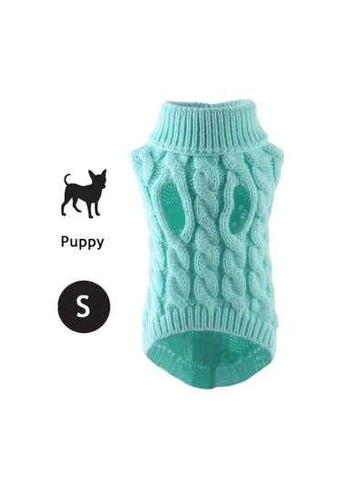 Elmpaly Mavi S Küçük Orta Boy Kedi Köpek Kazak Yumuşak Akrilik Kışlık 7 Renk