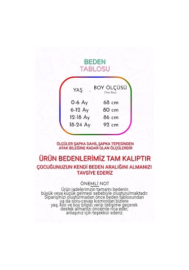 Welsoft Peluş Unisex Fermuarlı Kışlık Bebek Uyku Tulumu