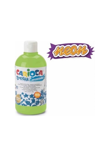 Carioca Guaj Boya Süper Yıkanabilir 500 ML - Neon Yeşil