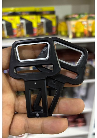 Emniyet Kemeri Aparatı, Şişe Açıcı, Evrensel Uyumlu, Siyah Renk