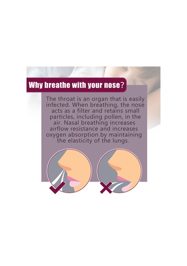 Suofeng "wiieey 30 Adet Çocuk Uyku Bantları - Nazal Nefes Almaya Yardımcı, Ağızdan Nefes Almayı Düzelten"