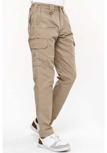 Uniprom Tokyo Model Outdoor Taktical Pantolon, Taktik Pantolon, Ripstop Kumaş Bej