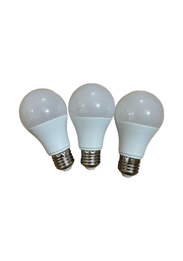 3 Adet 10 Watt 900 Lumen Beyaz Işık Led Ampul