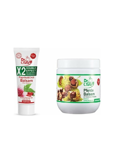 Farmasi At Kestanesı Masaj Jeli 500 ML + Farmasi Biberli Masaj Jeli 125 ML