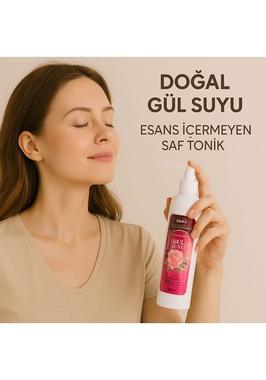 Garlex Nemlendirici ve Canlandırıcı Doğal Gül Suyu 250 ML