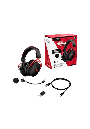 HyperX Cloud Alpha Wireless DTS X Kulak Üstü Oyuncu Kulaklığı