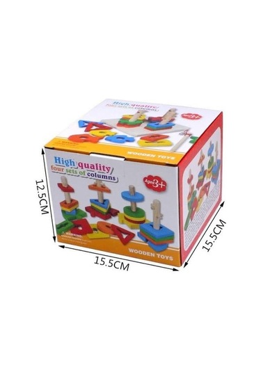 Ahşap 4 Lü Vidalama ve Balık Tutma Oyunu