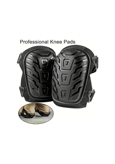 Jialan Profesyonel Diz Pedleri-kalın Jel Yastık, Çift Sapanlar Mw