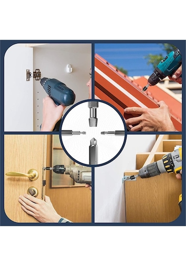 Tangshopping Kırık Vida Sökme Seti-22 X Kolay Çıkarılabilen Vida Çıkarma Seti-gri