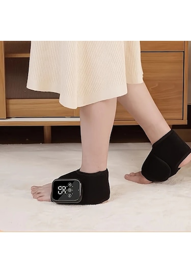 Fochsia Isıtmalı Masaj Aleti 2 Paket Siyah Ayak Bileği Rahatlatıcı Üç Masaj Modu Ayarlanabilir Sıcaklık Usb Lcd Ekran Taşınabilir Tasarım Altın