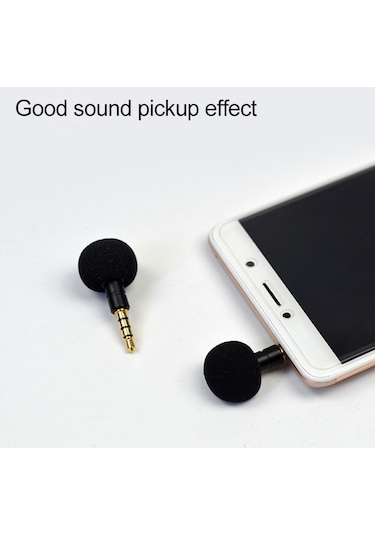 Zj040mr Stereo 3.5mm Cep Telefonu Tablet Dizüstü Elektronik Ekipman Mini Düz Mikrofon