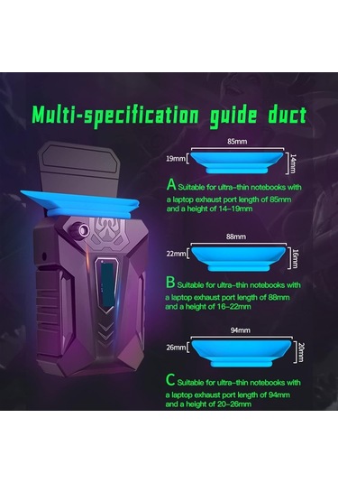 Vakum Dizüstü Bilgisayar Soğutucu Usb Hava Soğutucu Harici Çıkarma Soğutma Fanı 15.6 17 İnç Dizüstü Bilgisayar