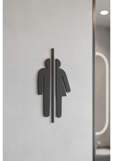 Wc Tabelası, Tuvalet Levhası, Kadın Erkek Tabela, Yönlendirme Levhaları 37