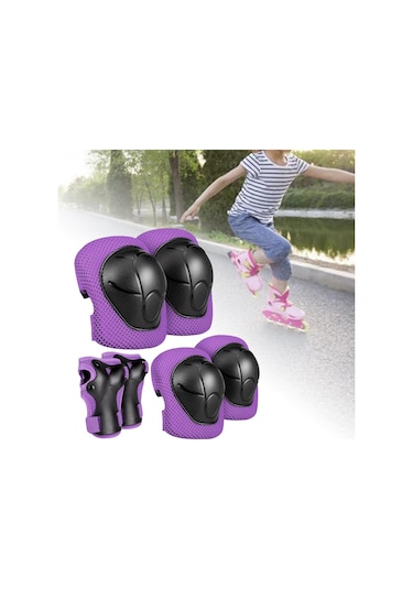 Suntek Bisiklet Açık Hava Etkinlikleri Için Çocuk Dişli Seti Mor