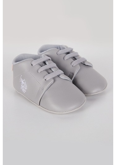 U.S. Polo Assn. Gri Bağcıklı Kız Bebek Ayakkabı 5274-30639 Gri