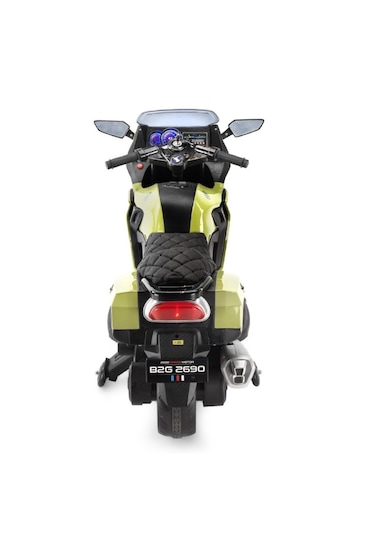 Baby2go 2293 Speed Akülü Motorsiklet Yeşil Yeşil