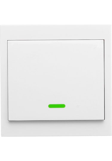 Teltree 433mhz Akıllı Kablosuz Uzaktan Kumandalı Duvar Anahtarı - 1 Açma Kapama Fonksiyonlu 1-gang