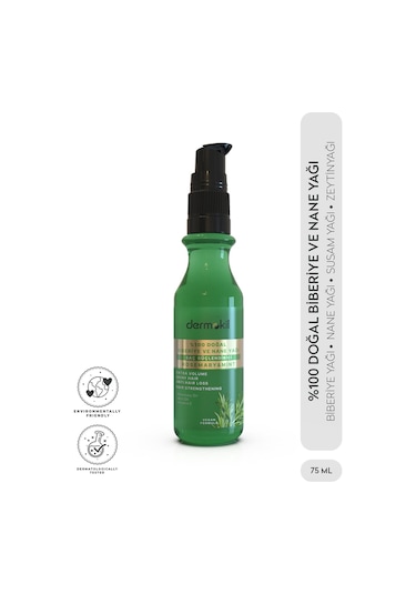 Dermokil %100 Doğal Biberiye Ve Nane Yağı 75 Ml