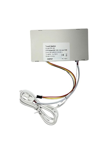 220v Girişli 12v Tunable Dokunmatik Ayna Arkası Sensör + Saat + Termometre Buğu Önleyici Eklenebilir Renkli