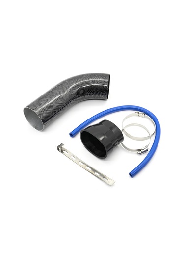 Monyee Alüminyum Motor Hava Girişi Seti 76mm 3inc - Hızlanma Tepkisi Ve Yakıt Verimliliği Artırıcı - Evrensel Uyumlu Siyah