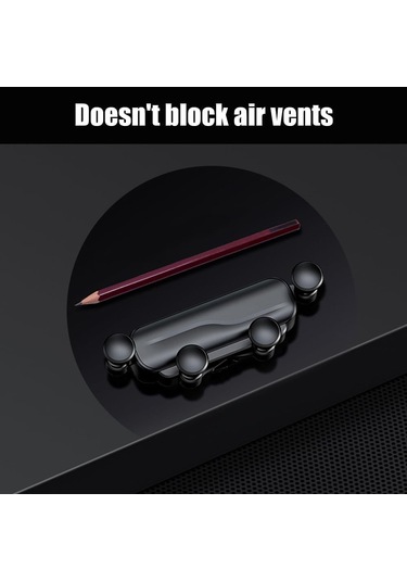 Youtek Siyah Evrensel Araç Telefon Tutucu: Jiroskopik Kuvvetli Tutma, Çevirilebilir Ve Genişletilebilir Kollü, Hava Delikli Montaj, Sürüş Güvenliği Garantili