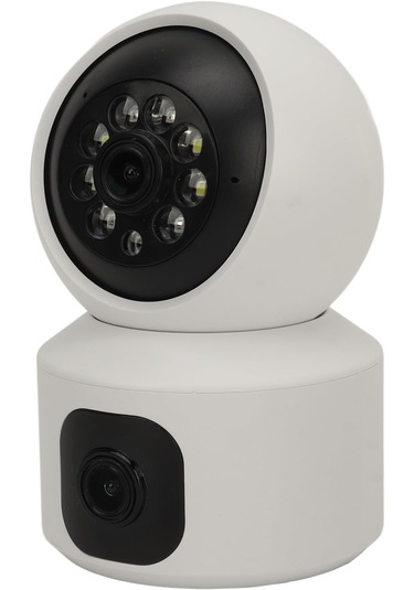 360 Full Hd Çift Kameralı 1080p Wifi Akıllı Güvenlik Kamerası