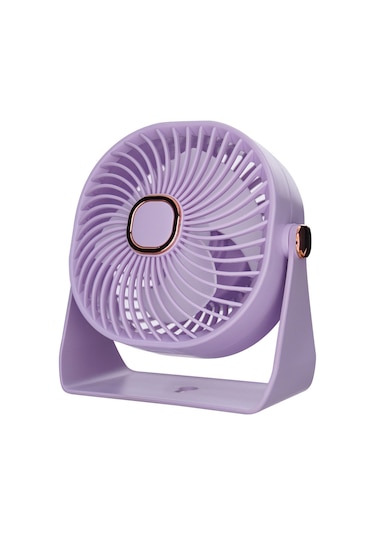 Wexta Zb112 Taşınabilir Masaüstü Mor Usb Fan