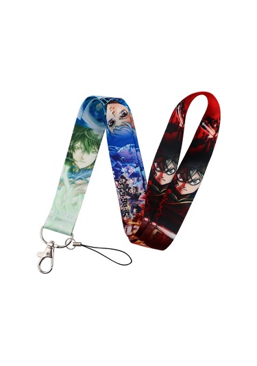 Ramulus Anime Kimlik Tutucu Boyunluk - Telefon Halatı Ve Anahtarlık Aksesuarıglow Yeşil