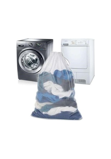 Ams Net Çamaşır Yıkama Filesi Kirli Filesi Maxi 40x60 Cm Beyaz