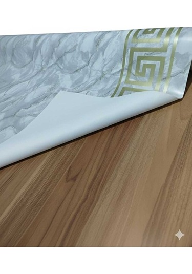 Masa Örtüsü Mermer Desen 140x200 Cm Elyaf Tabanlı Yeni Model Masa Çok Renkli