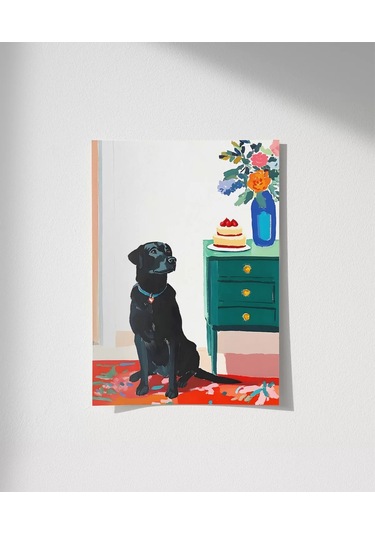 Çerçevesiz Poster Tatlıya Göz Kırpmak