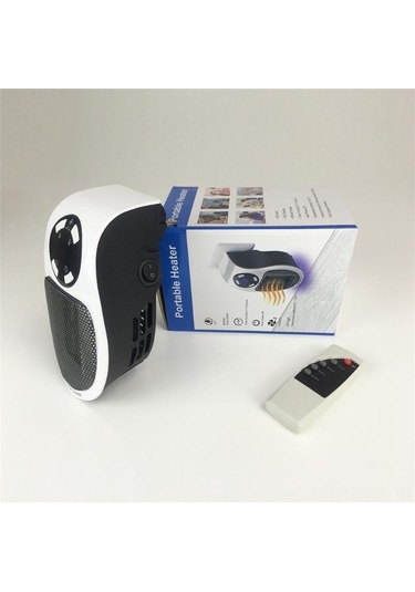 Pazly 500w Taşınabilir Mini Ptc Isıtıcı - Uzaktan Kumandalı, Hızlı Isıtma, 2 Ayarlı, 12 Saat Zamanlayıcı
