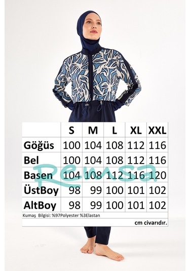 Spor Likra Tam Kapalı Tesettür Mayo 1213 Koyu Lacivert Koyulaci01 Koyu Lacivert